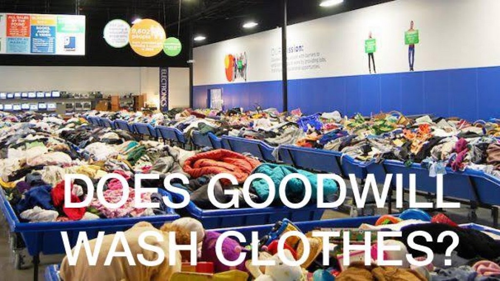 Does Goodwill Wash the Clothes