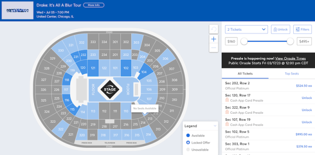 How Much Is a Drake Ticket