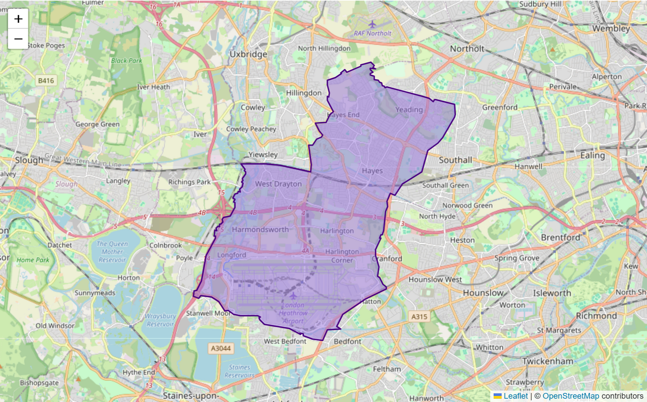 What Zone Is Hayes and Harlington