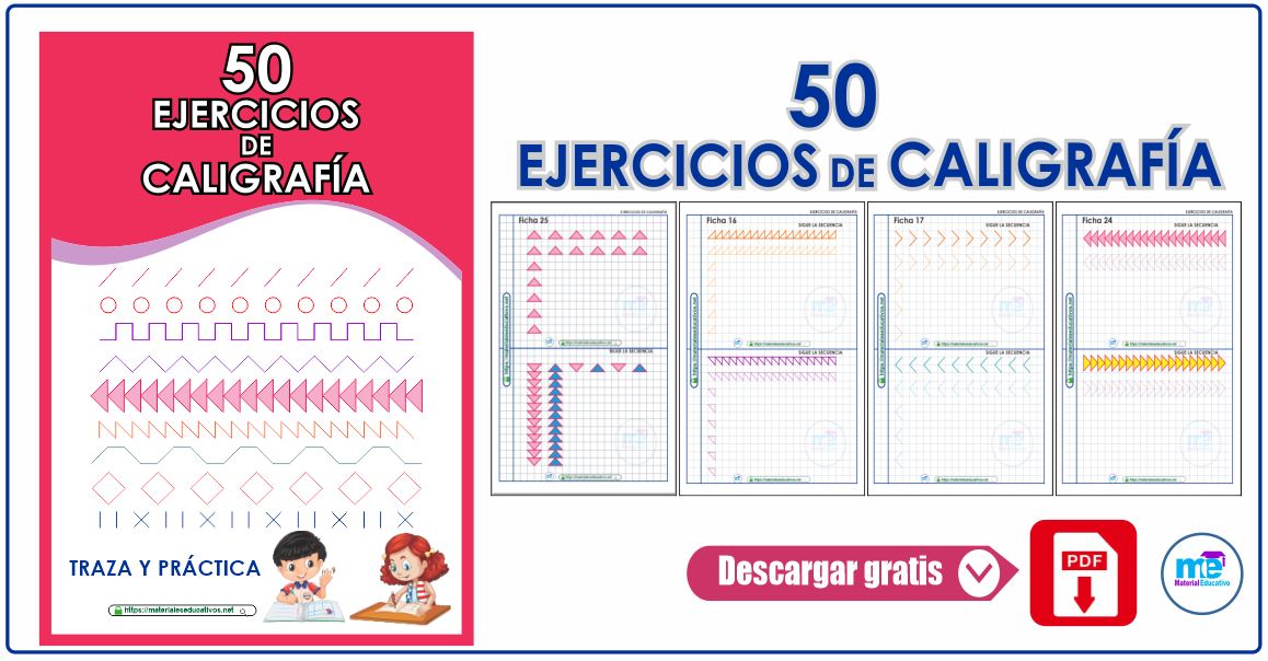 50 Ejercicios De Caligrafía Pdf Para Adultos