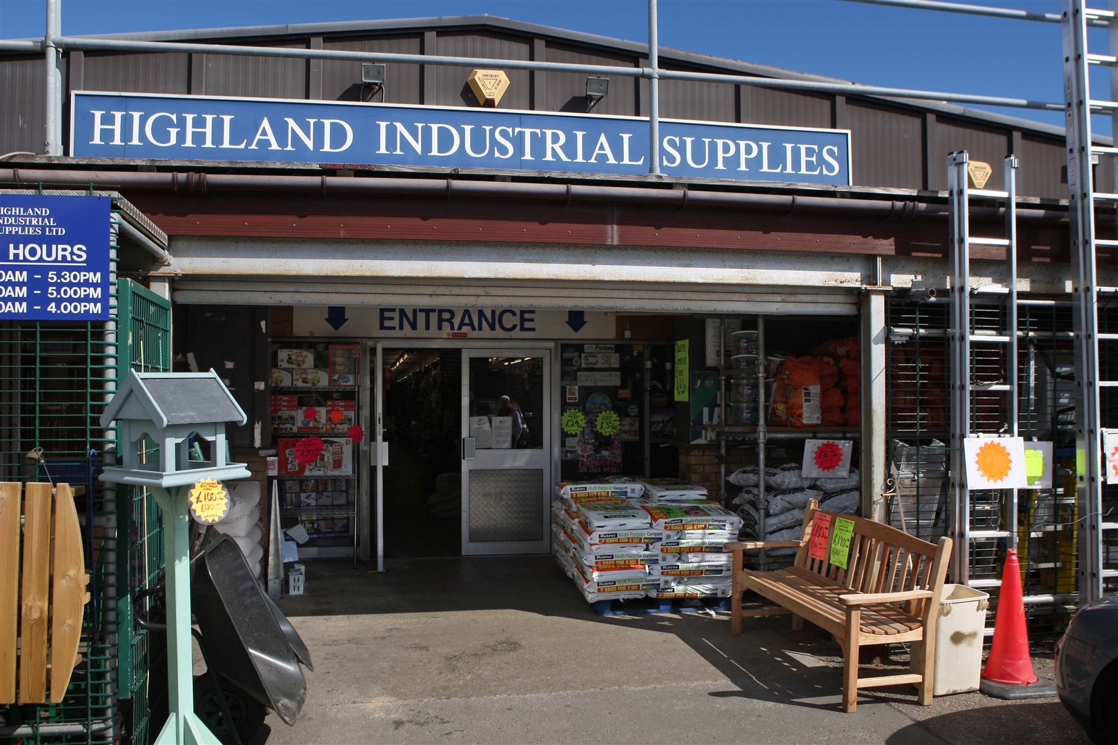 Highland Industrial Supplies Inverness Opening Times