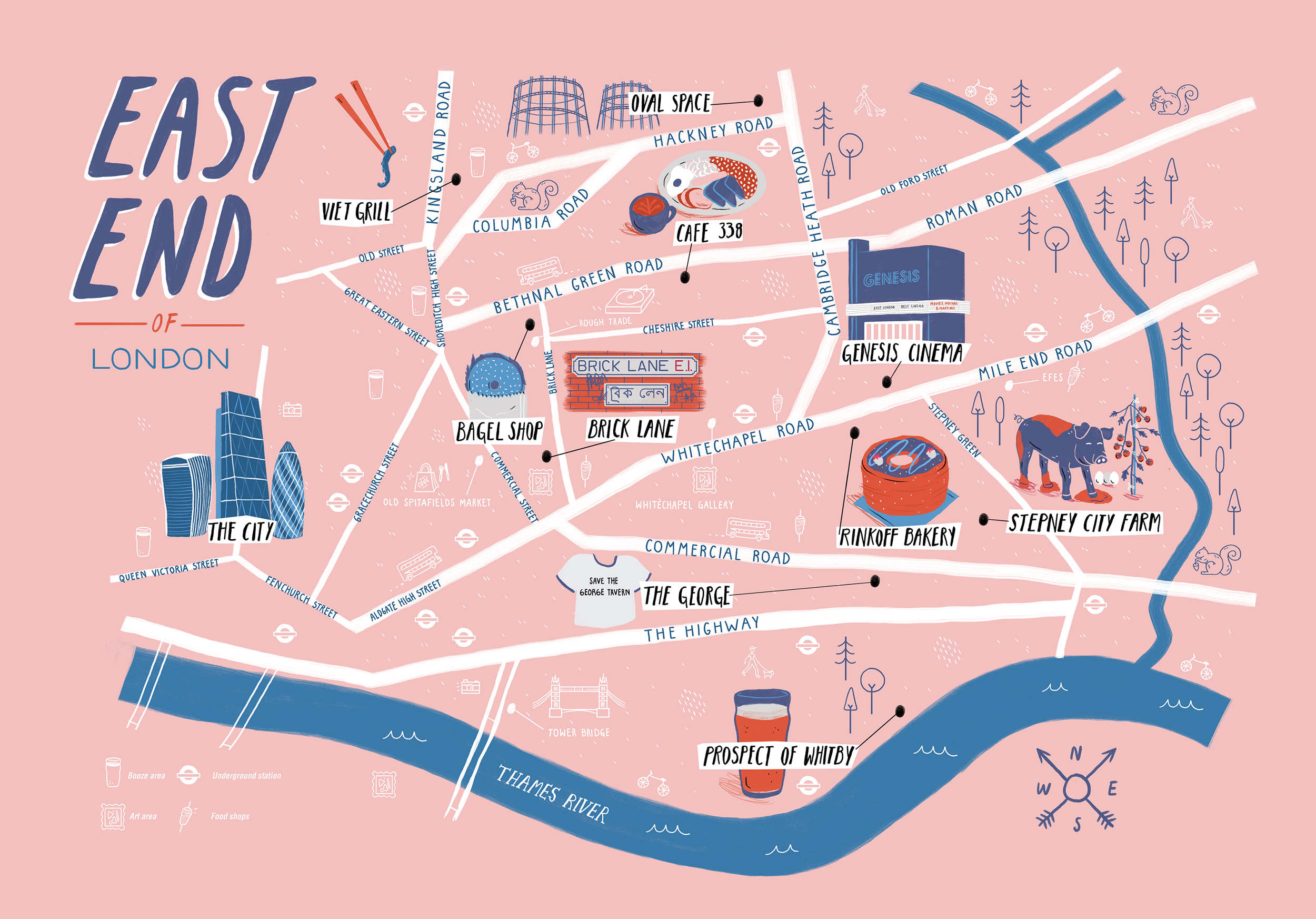 Where Is East End of London