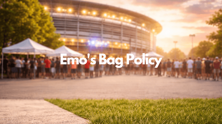 Emo's Austin Bag Policy
