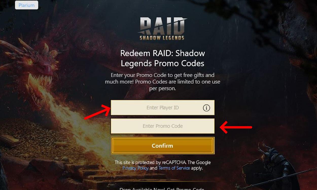 Active Promo Codes Raid Shadow Legends