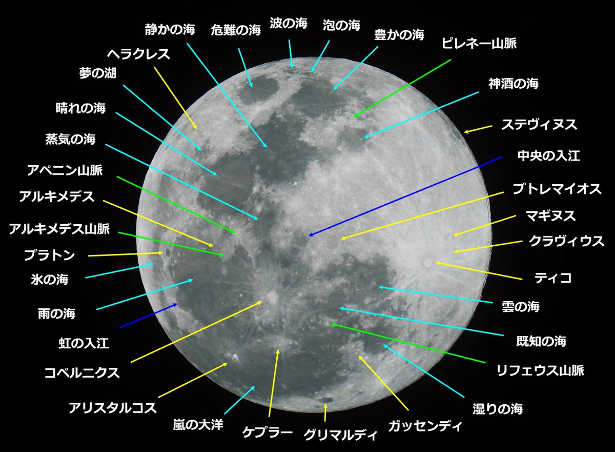 水がないのになぜ「海」？月の地名の由来と名付けの歴史を徹底解剖