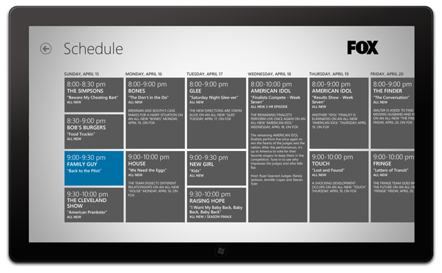 Fox Tv Schedule Today
