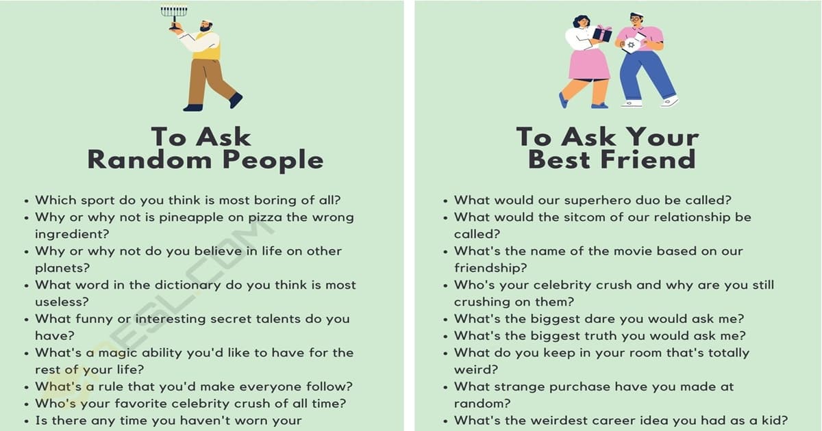 Hilarious Questions to Ask Your Friends