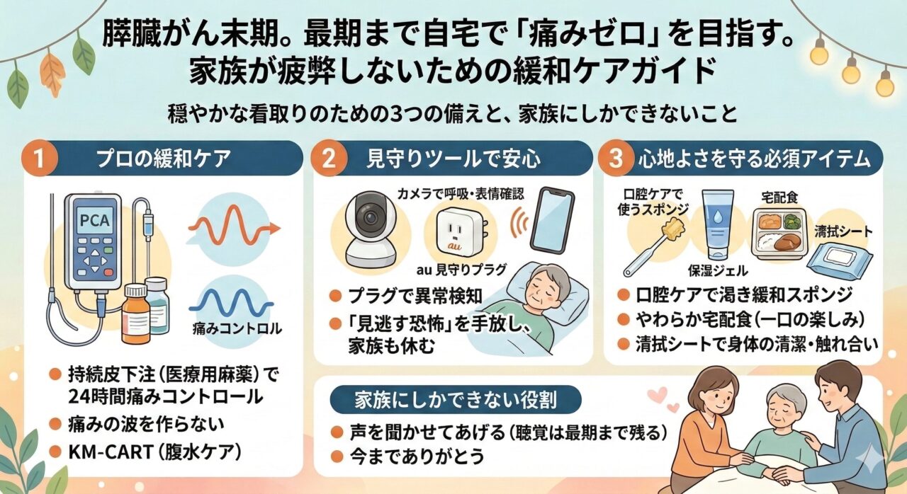 膵臓がん末期の急変とは？穏やかな日常から一変する真相と家族の備え