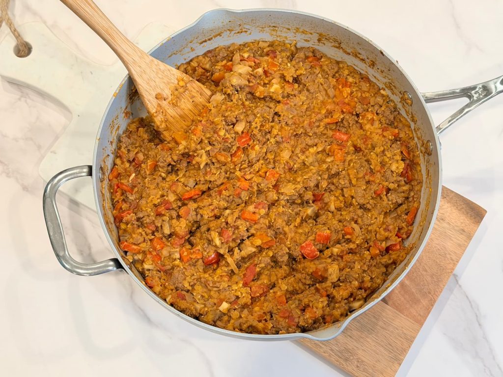 Adding Lentils to Ground Beef