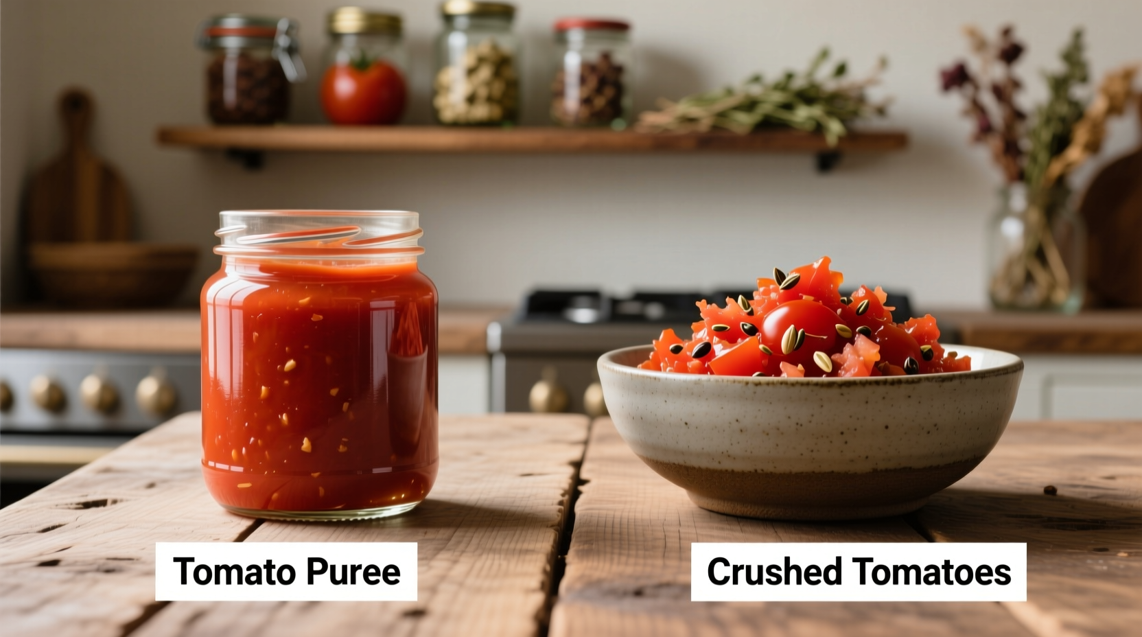 Crushed Tomatoes Versus Tomato Puree