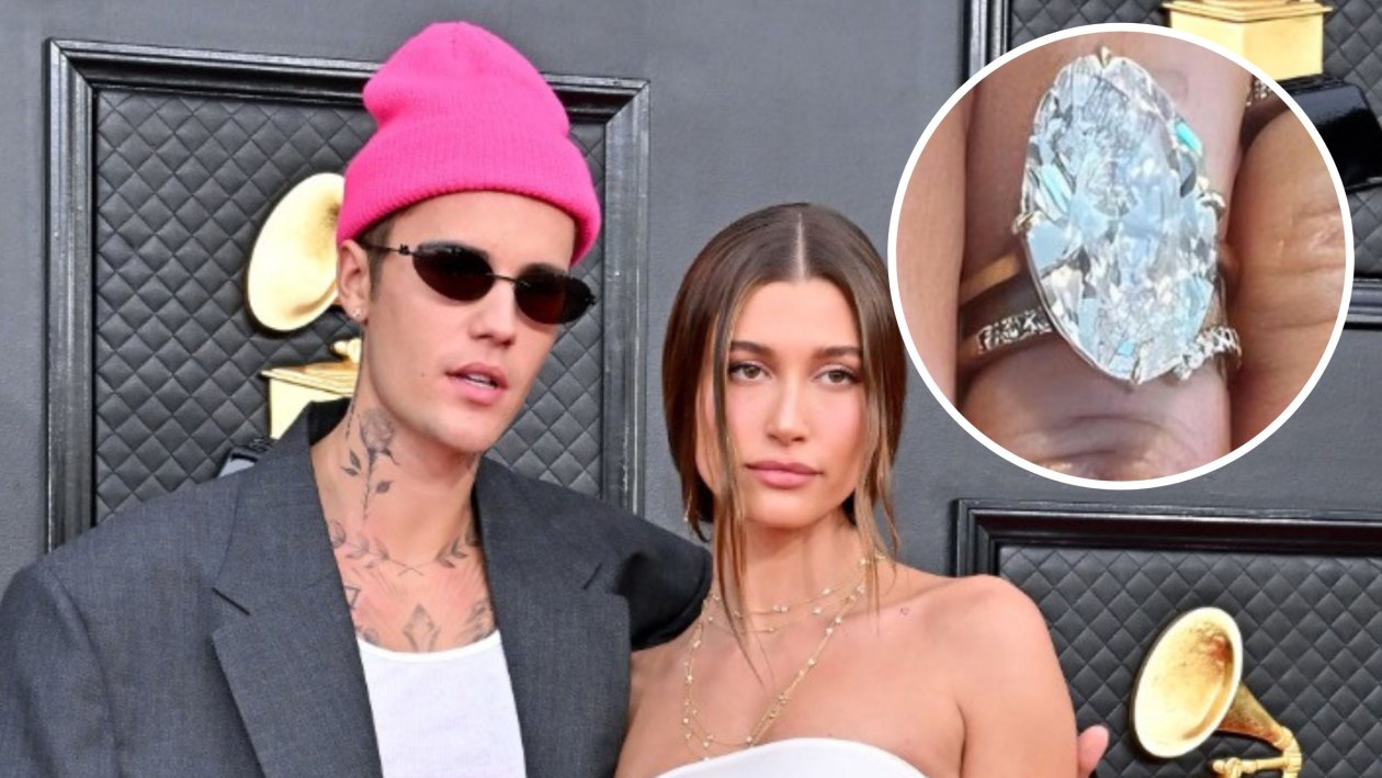 Front‑Row Love: Justin Bieber Shows off Hailey’s Massive Oval Ring in Cute Dodgers Game Selfie