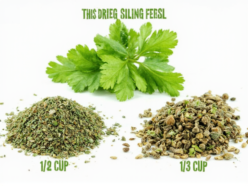 1 4 Cup Fresh Cilantro to Dried