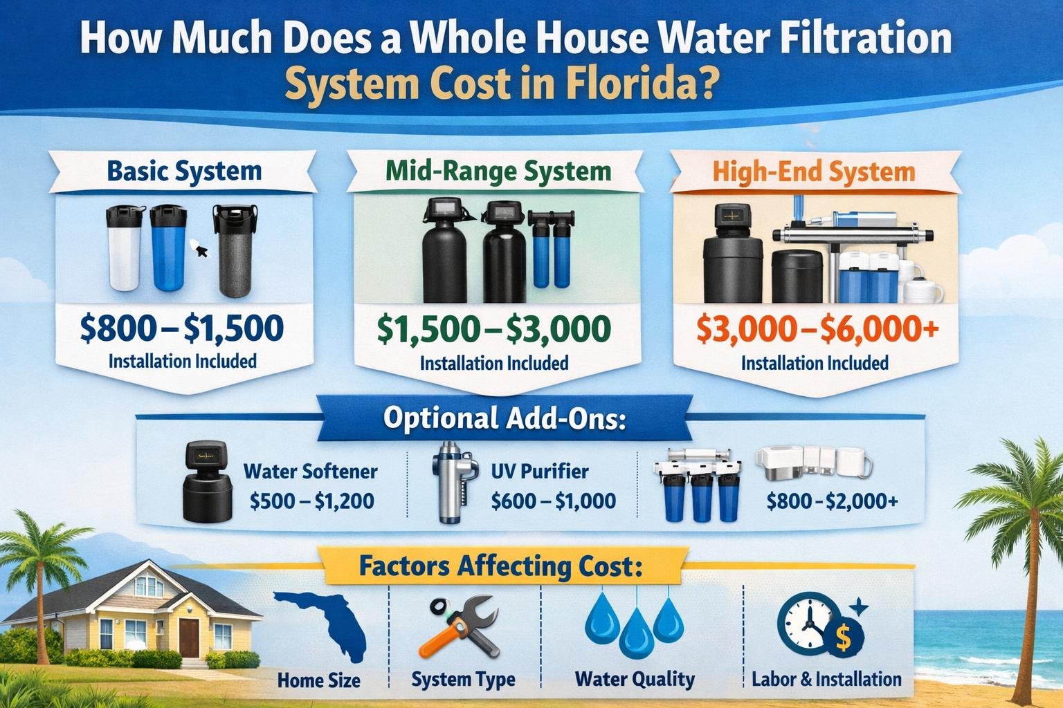 Cost of Whole Home Water Filtration System