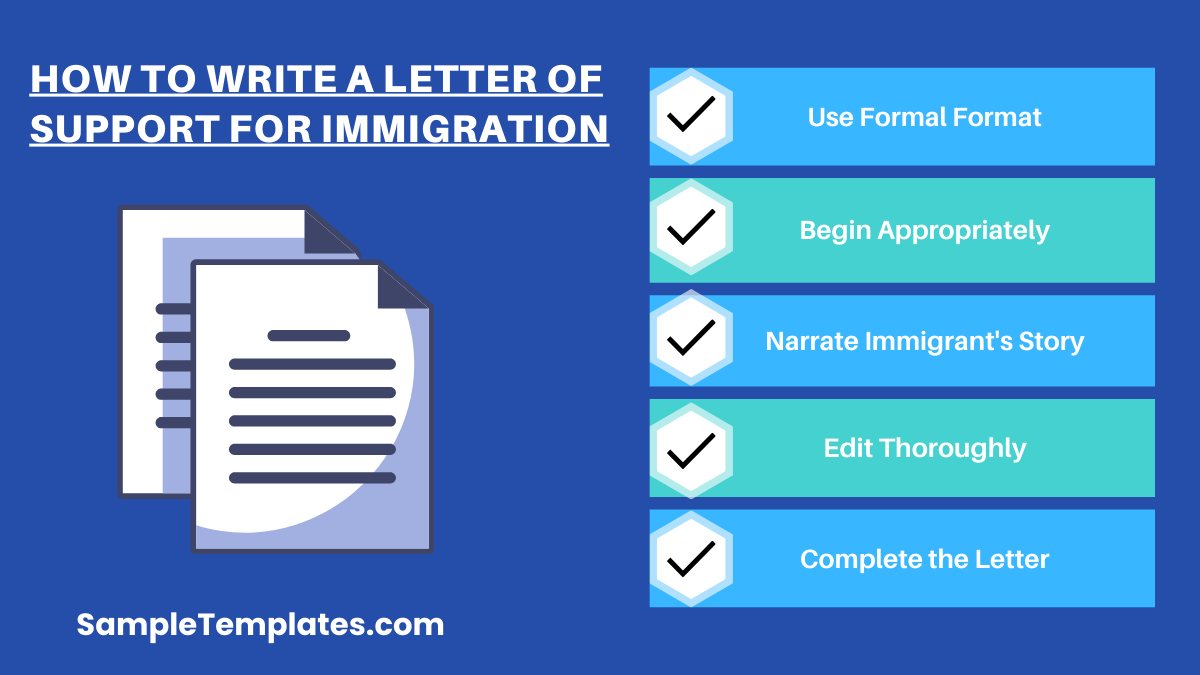 How to Write a Support Letter for Immigration