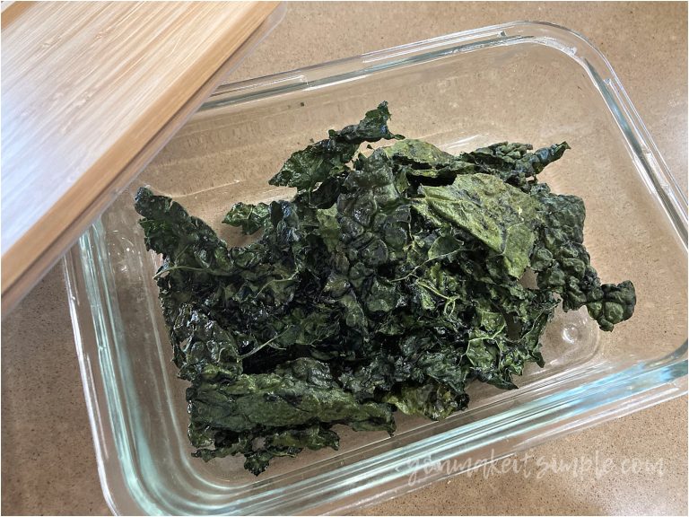How Do You Store Kale Chips