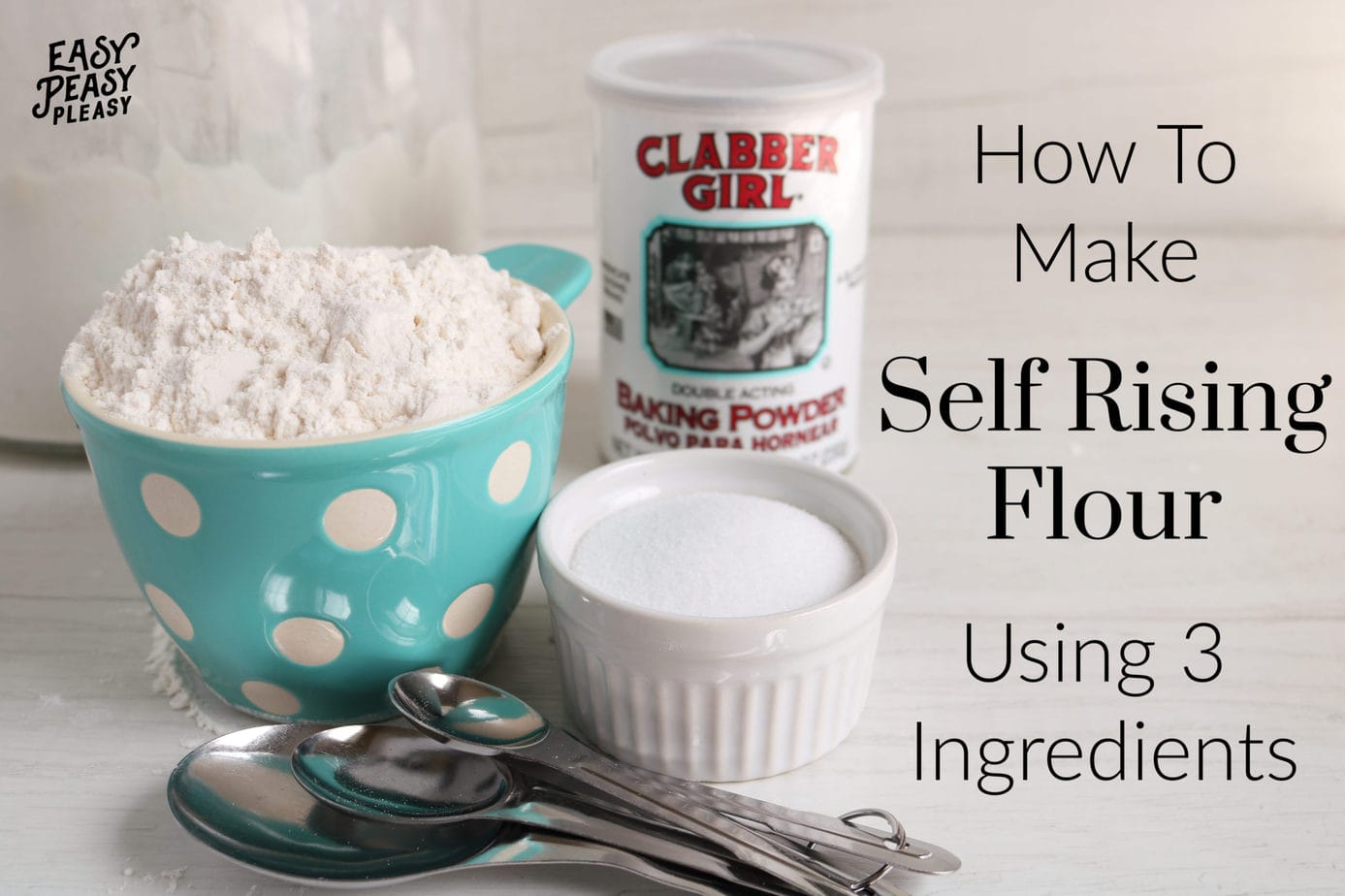 How to Make All Purpose Flour from Self Rising