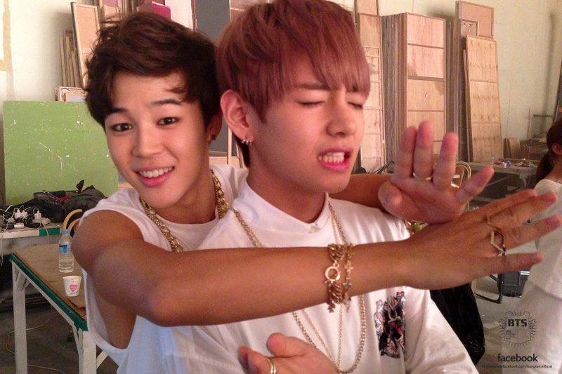 Bts Jimin and v High School