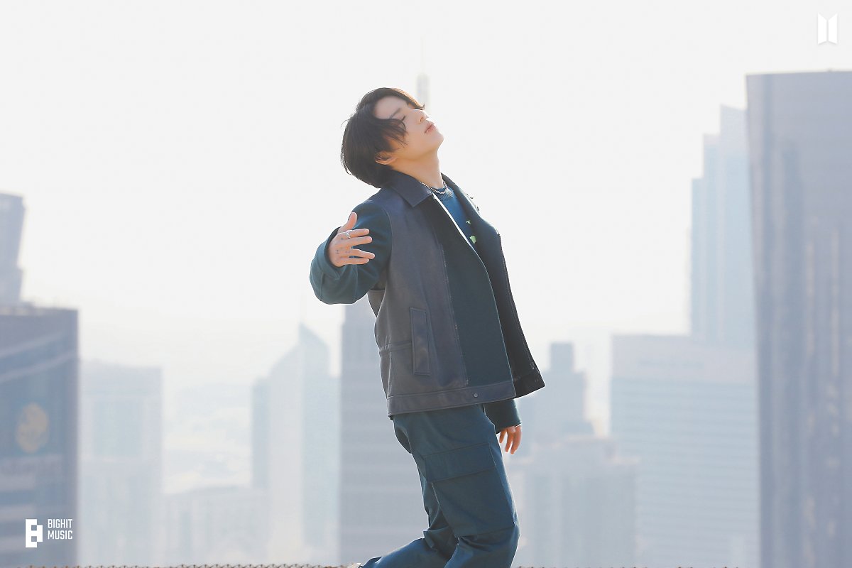 Jungkook on Top of Building