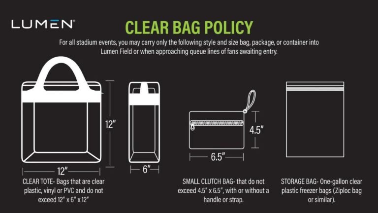 The Lume Melbourne Bag Policy