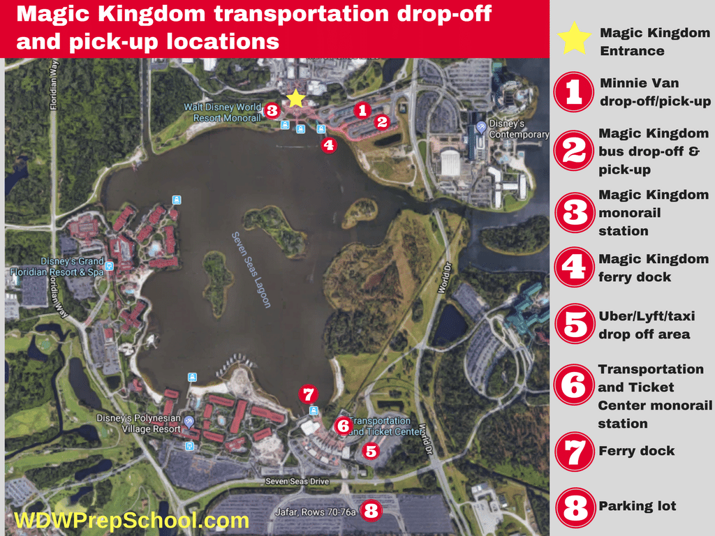 Drop off at Disney World