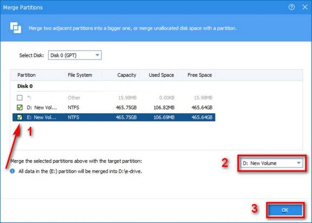 How to Merge Disk Partitions