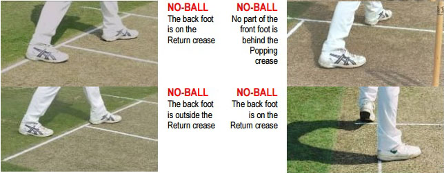 Rules for No Ball in Cricket