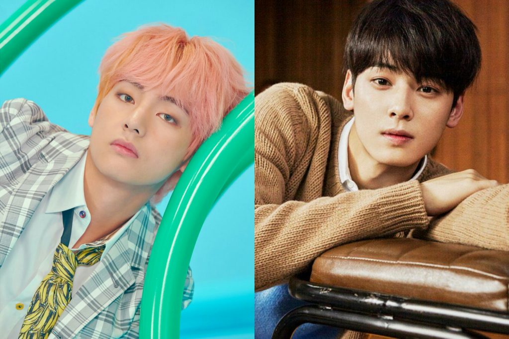 Bts v and Hyung Eun
