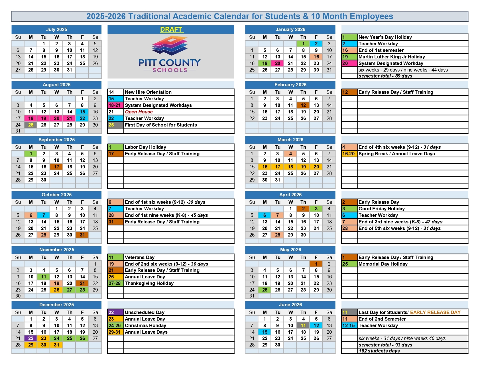 Pittsburgh Public School Calendar 2026-2026