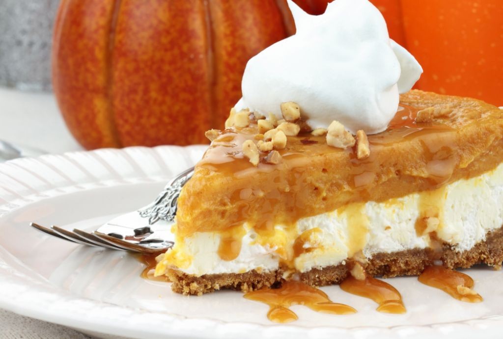 Pumpkin with Vanilla Pudding