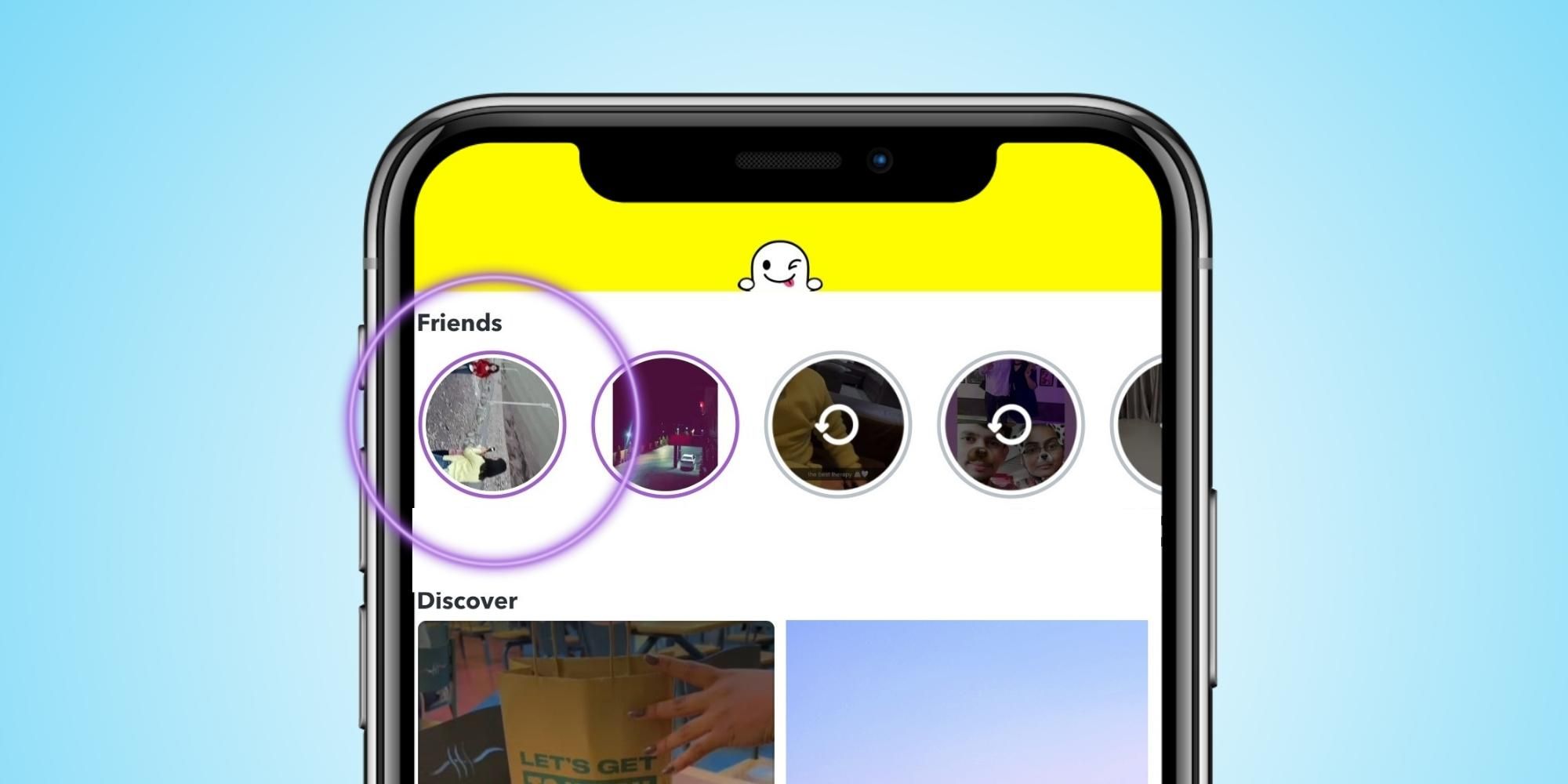 What Does the Circle Mean on Snapchat
