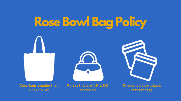 Bag Policy at the Rose Bowl