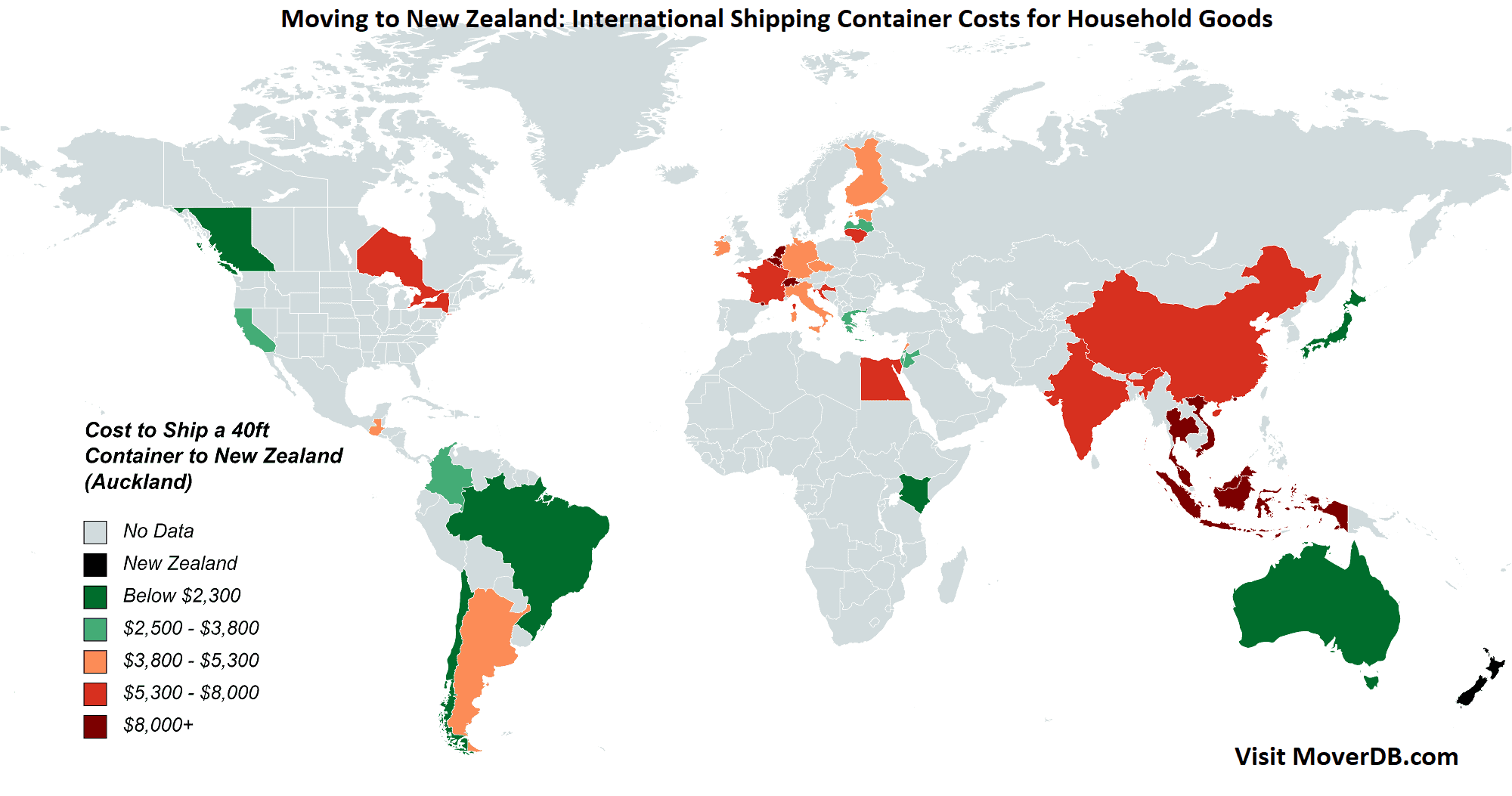 Shipping Costs to New Zealand