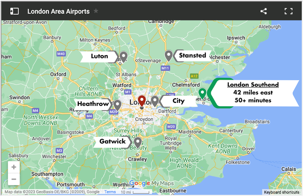How to Get to Southend Airport