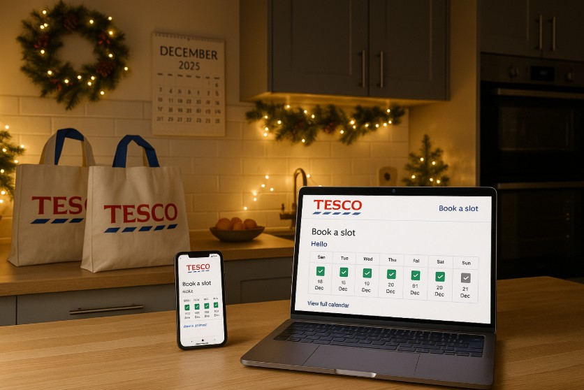 Tesco Christmas Delivery Slots 2026