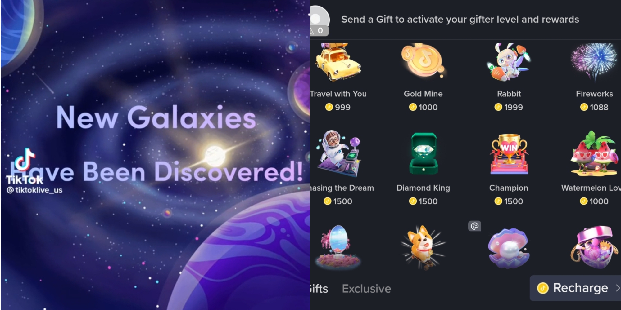 How Much Is a Tiktok Galaxy