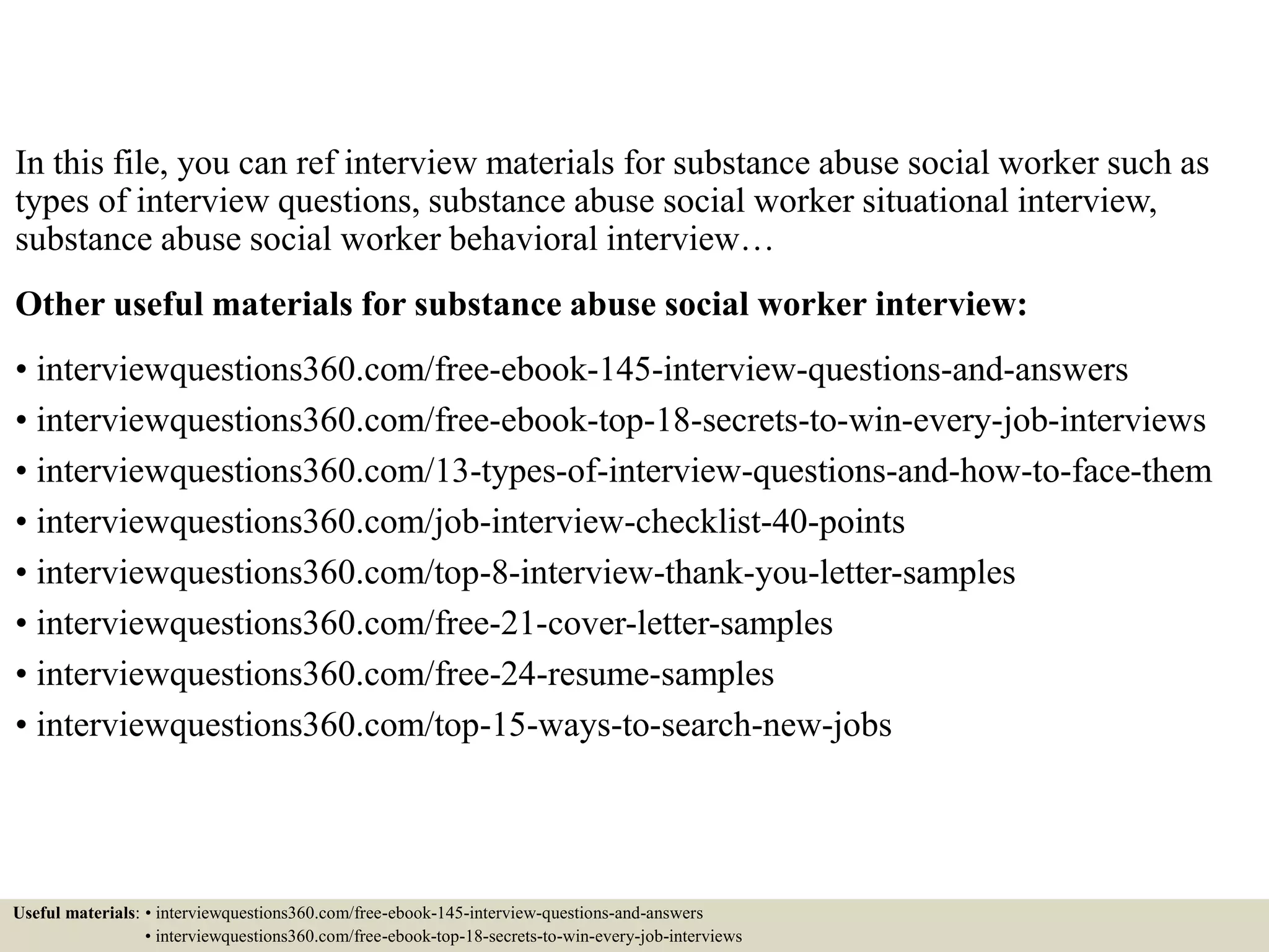 Social Worker Interview Questions and Answers Pdf