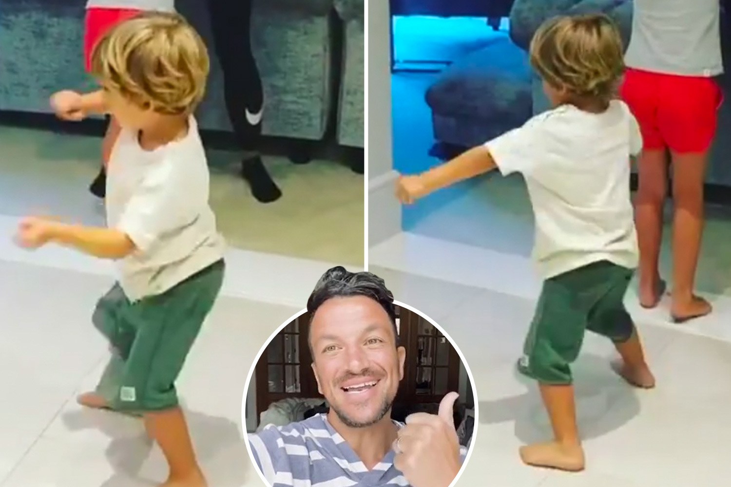Peter Andre Shares Dance Video Featuring His Son Theo