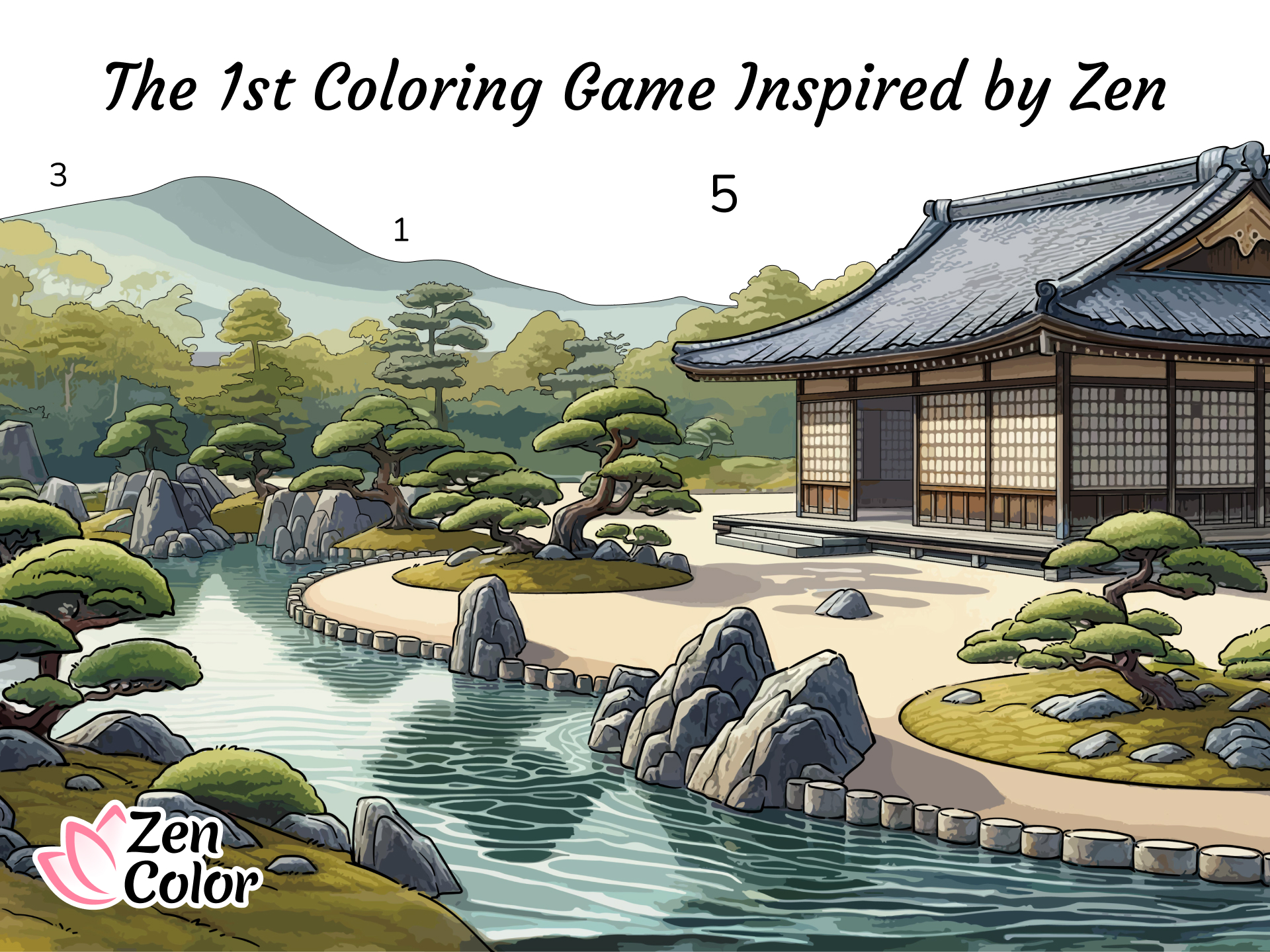 Zen Color Color by Number Downloadable Content
