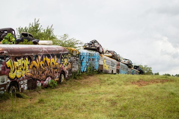 School Bus Graveyard Georgia