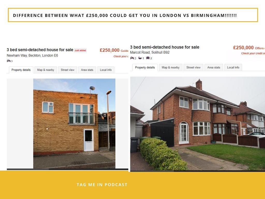 Average 3 Bed House Price London