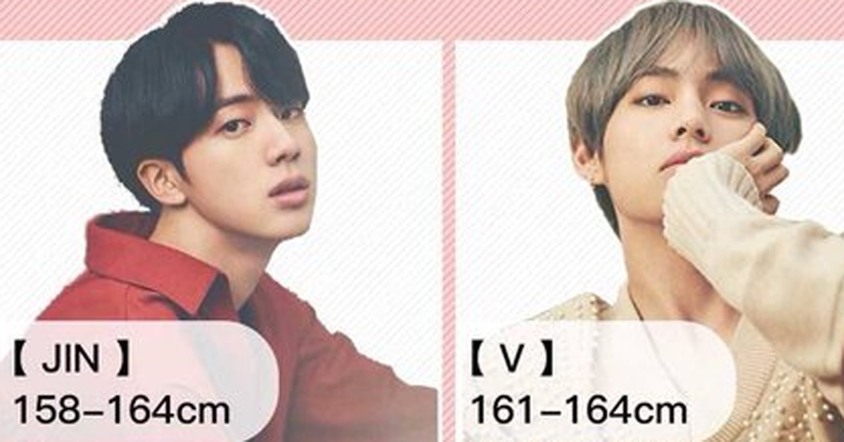 Who Is Taller Jin or V