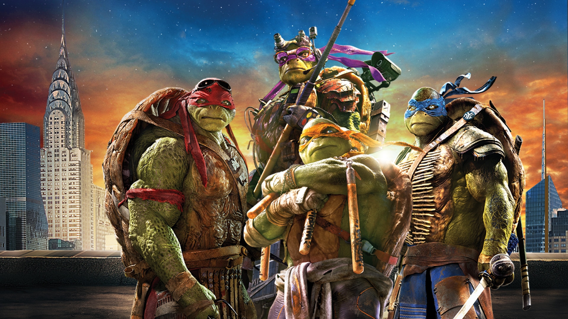 All Four Ninja Turtles