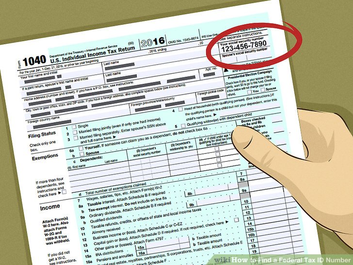 Look up Tax Id Number