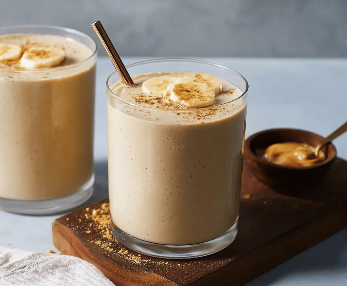 Peanut Butter and Banana Smoothie