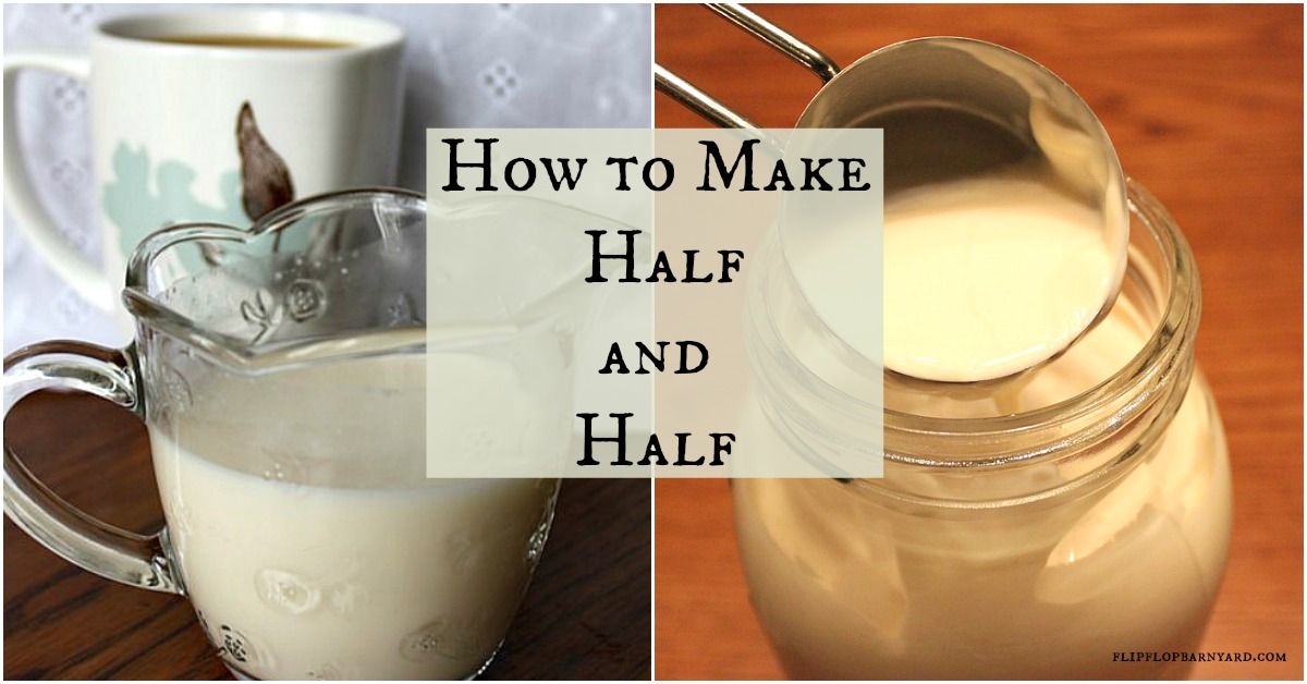 Can You Make Milk from Half and Half