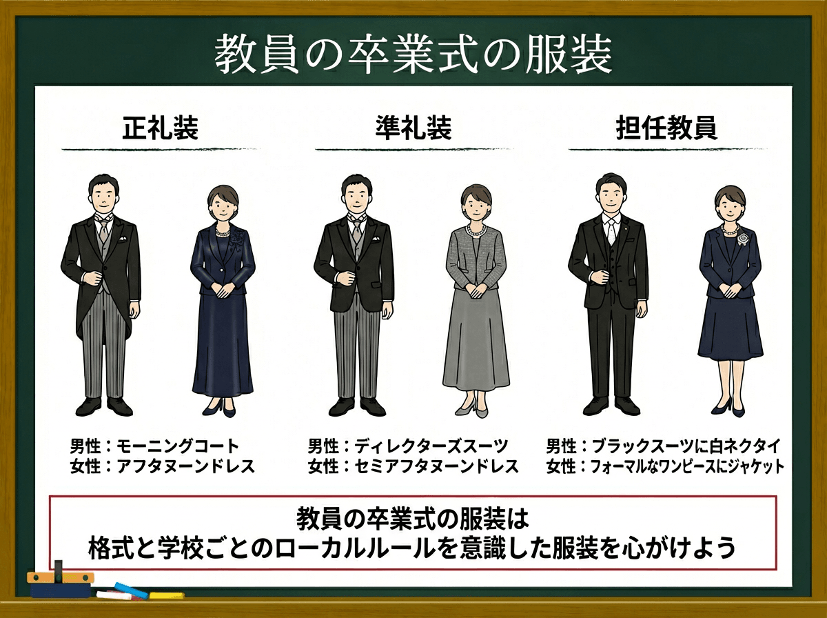 卒園式の先生服装完全ガイド！担任・園長別の正解マナーとNg例