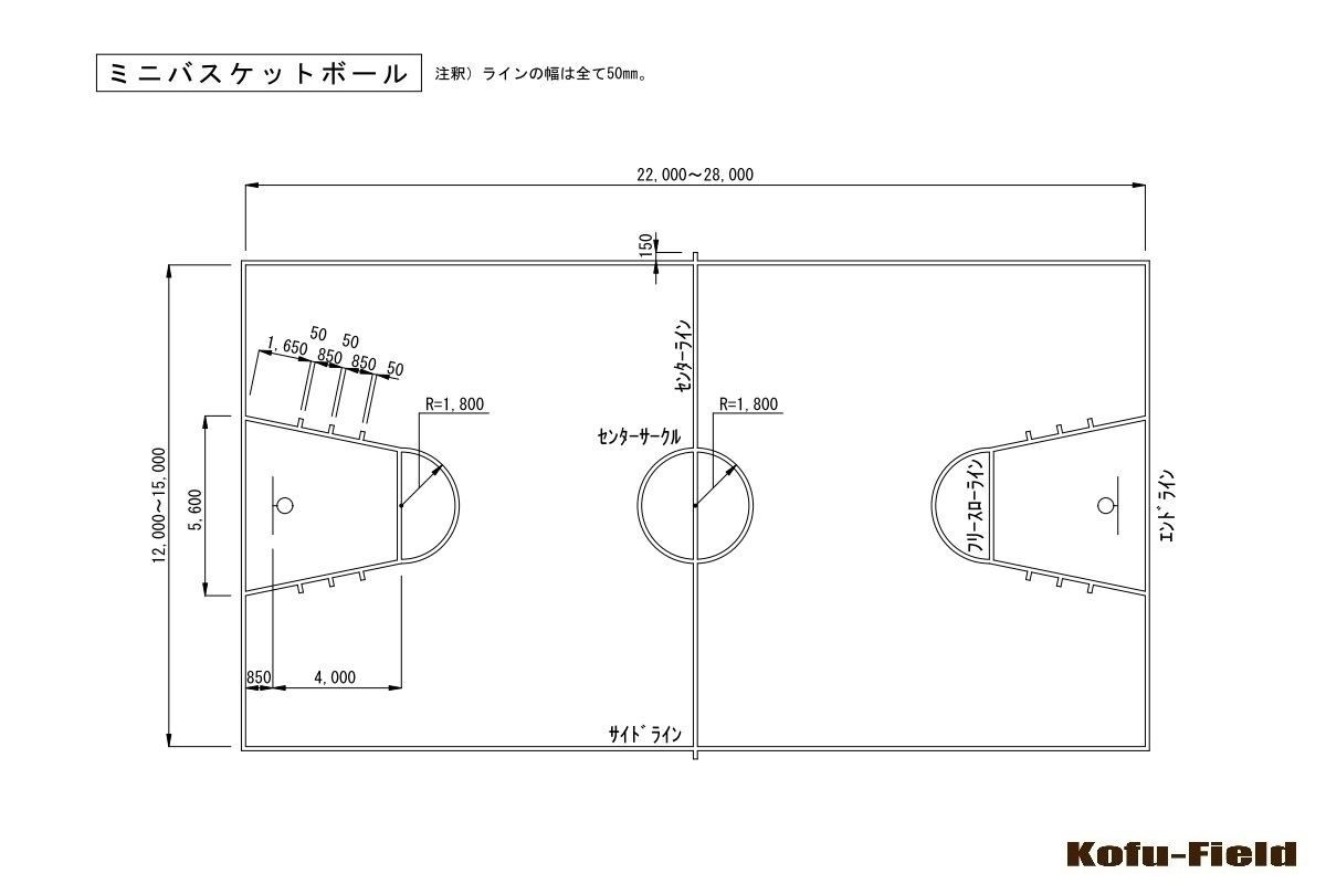ミニバスのコートサイズは一般と何が違う？リング高や最新規格を徹底解説