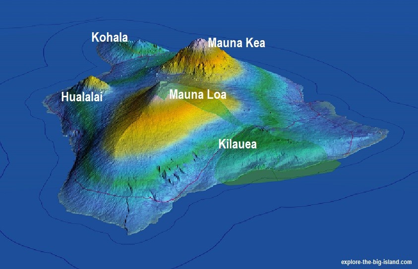 How Many Volcanoes Are on the Big Island of Hawaii