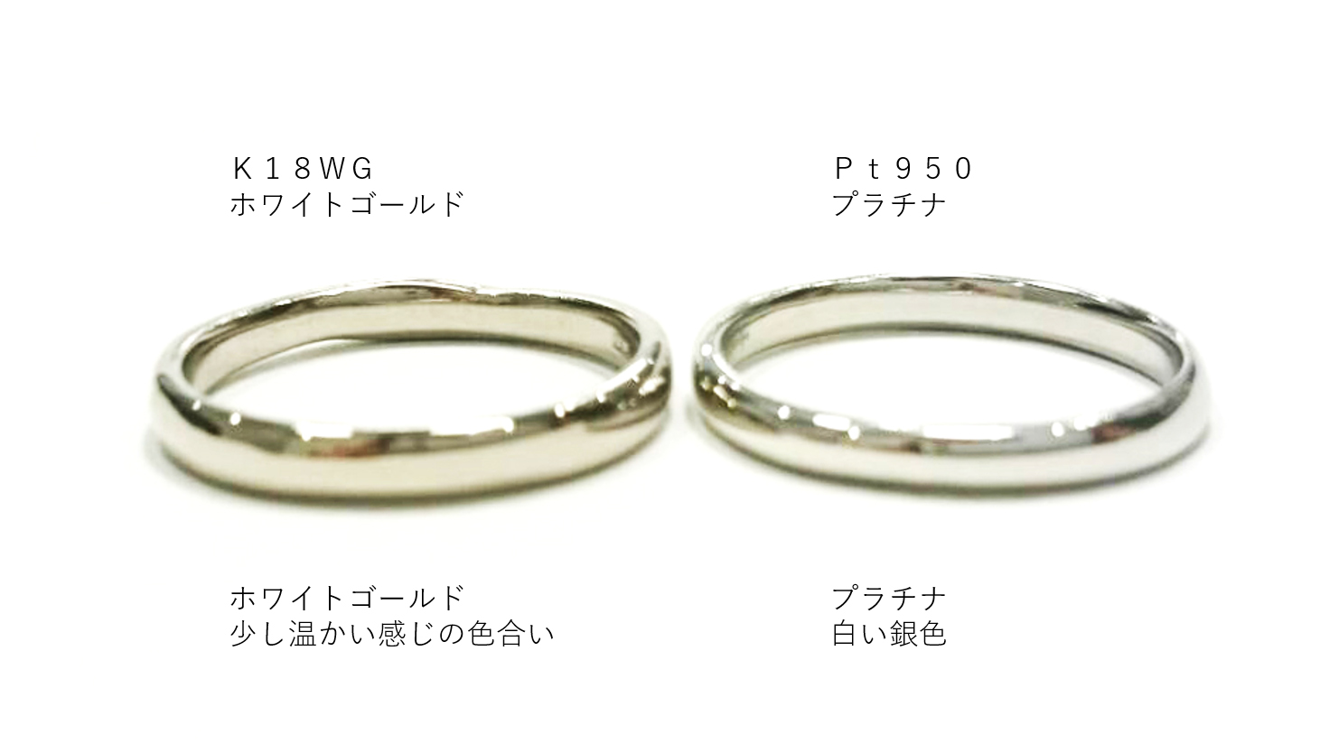 ホワイトゴールドとは？プラチナとの違いや変色の真相を徹底解説