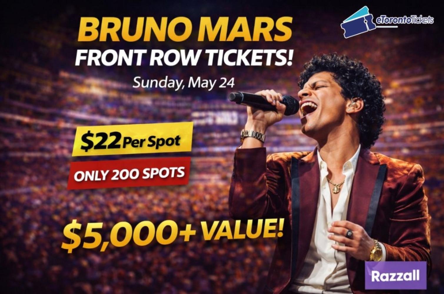 When Do Tickets for Bruno Mars Go on Sale